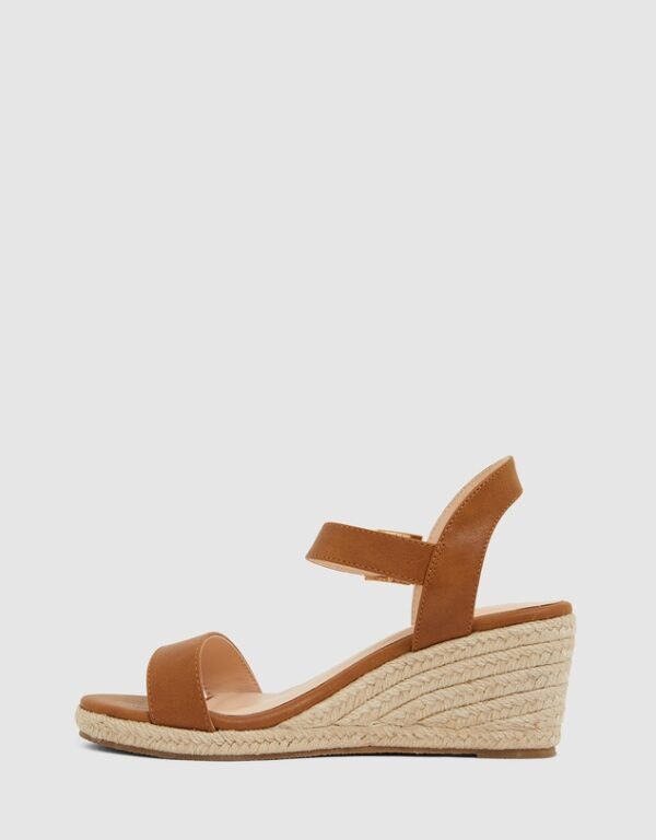 Adjustable Buckle Slingback Open Toe Wedges