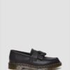 Black Leather Tassel Loafers
