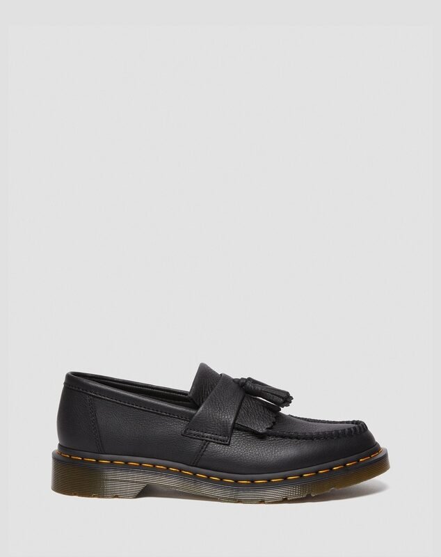 Black Leather Tassel Loafers