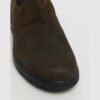 Chelsea Boots Pull-On Elastic Side Ankle Work Boots Leather Chelsea Boots - Distressed Pull-On Ankle Boots with Non-Slip Sole