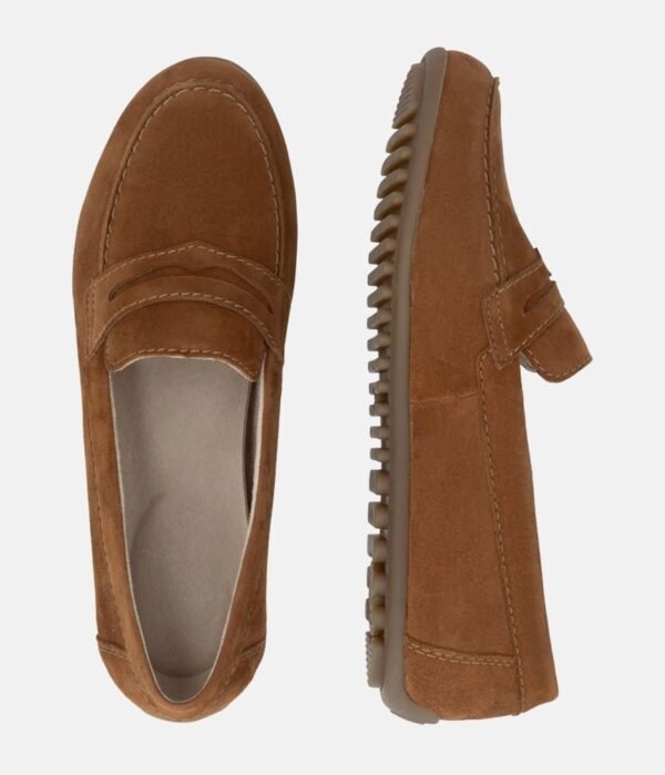 Oplus_16908288 OEM Slip-On Suede Moccasins - Breathable Insole for All-Day Comfort