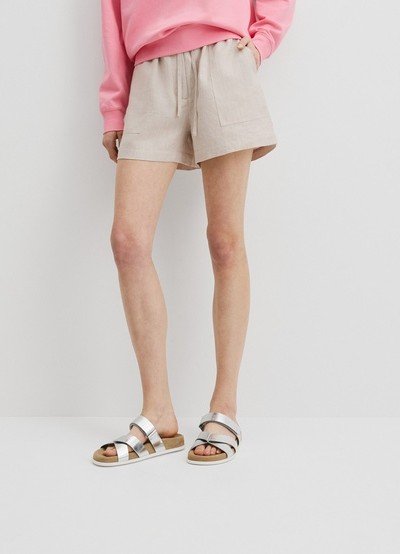 Metallic Sliver Crisscross Slides