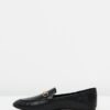 Personalized Logo Gold Snaffle Backless Loafer