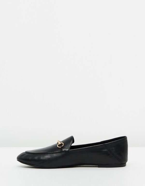 Personalized Logo Gold Snaffle Backless Loafer