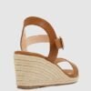 Adjustable Buckle Slingback Open Toe Wedges