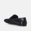 Custom Vintage Ruched Leather Loafers