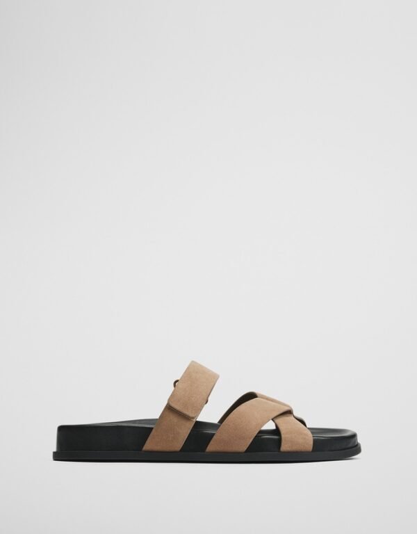 Crisscross Strap Slides