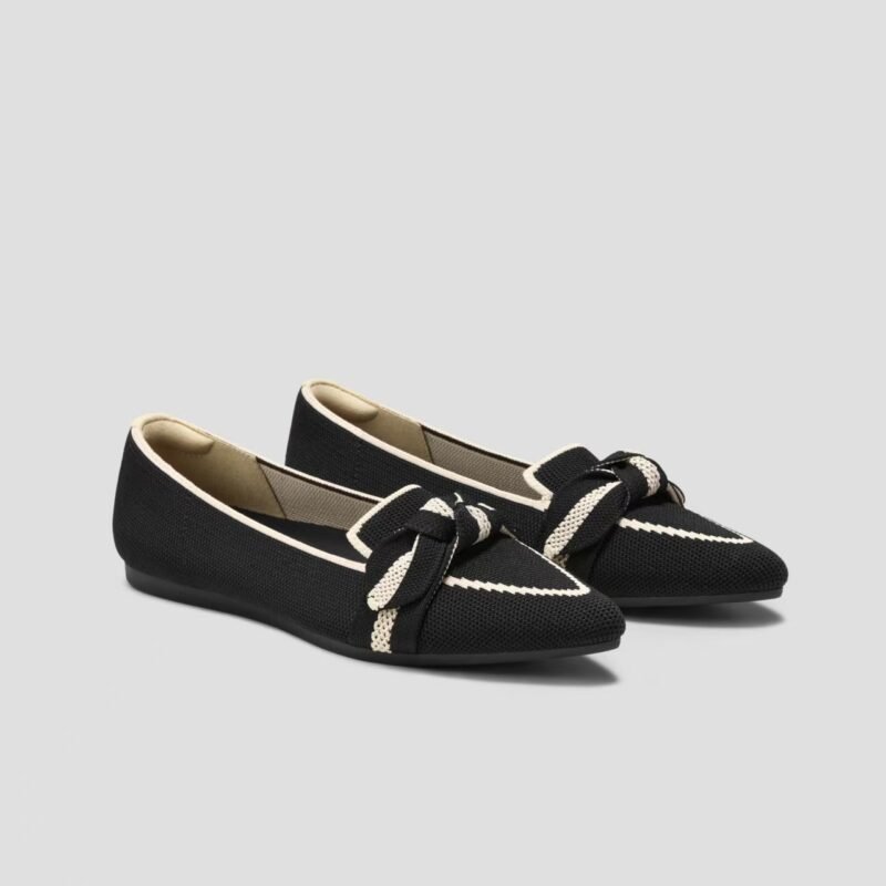 Custom Knitted Flats with Bow