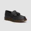 Black Leather Tassel Loafers