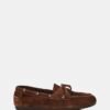 Custom Soft Suede Leather Boat Shoes with Tie Detail for Everyday Wear Custom Soft Suede Leather Boat Shoes with Tie Detail for Everyday Wear