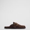 Custom Soft Suede Upper Mules Custom Soft Suede Upper Mules