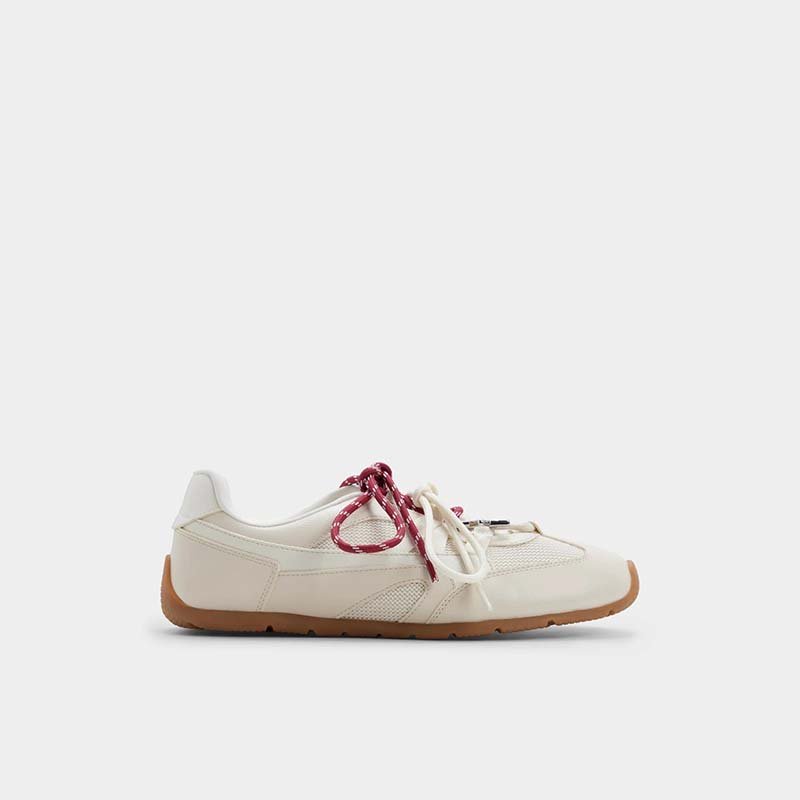 Dual-Lace Rubber-sole Sneakers