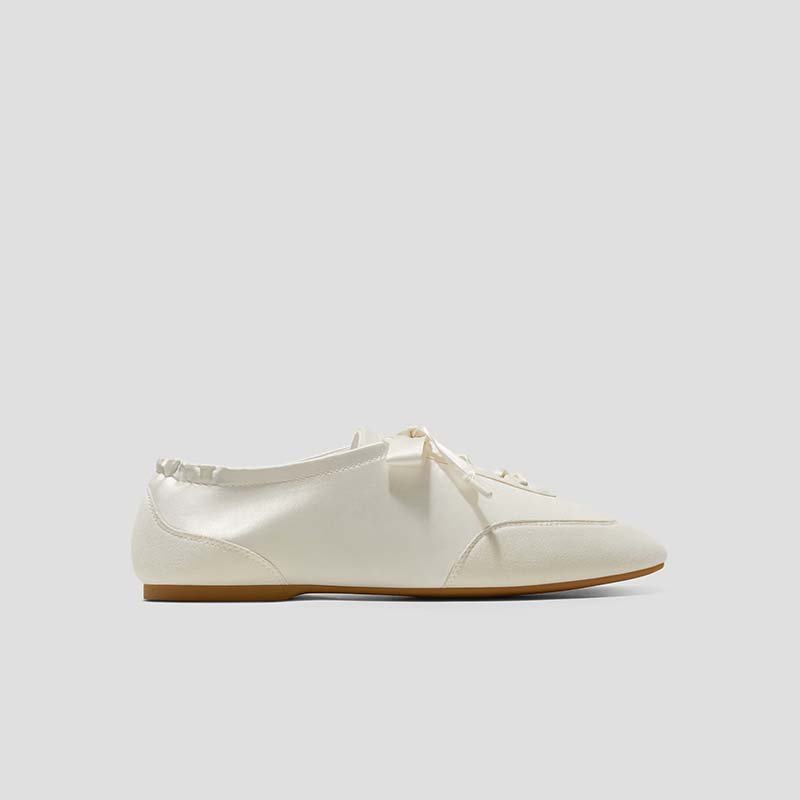 Elastic Back Heel Ballet Sneakers