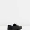 Personalized Logo Gold Snaffle Backless Loafer