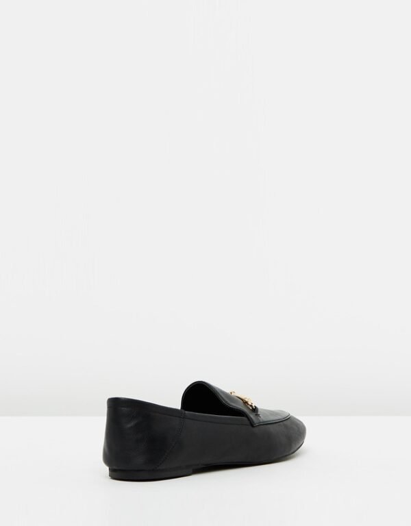 Personalized Logo Gold Snaffle Backless Loafer