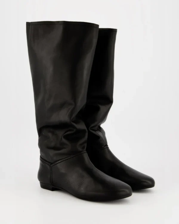 Personalized Logo Slouchy Mid-Calf Boot