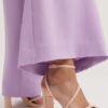 Nude Square Toe Block Heel Sandals