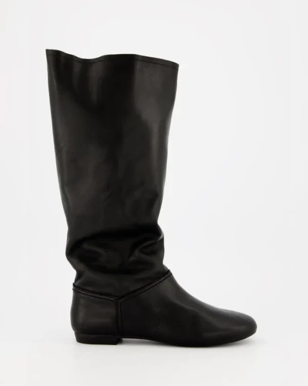 Personalized Logo Slouchy Mid-Calf Boot