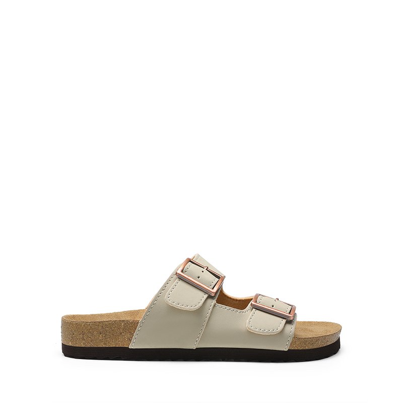 Private Lable Double Buckle Slide Footwear