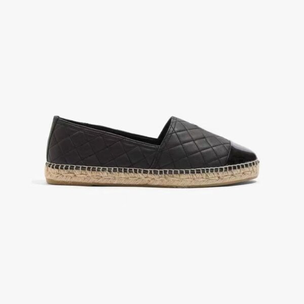 Quilted Cap-Toe Espadrilles