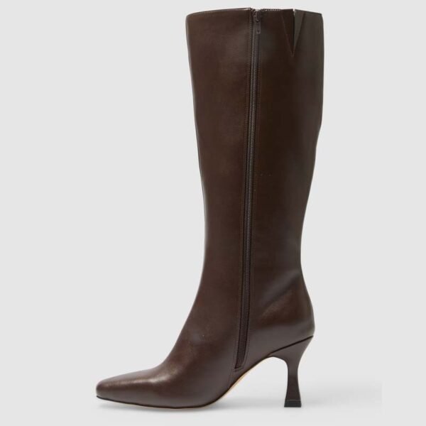 Sleek Tall Kitten Heel Boots