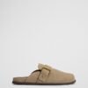 Suede Buckle Mules Suede Buckle Mules