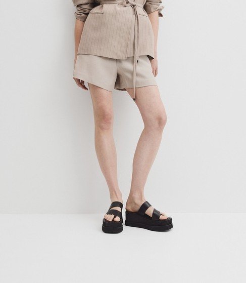 Toe Loop Wedge Platform Slides Women's Toe Loop Wedge Platform Slide Sandals