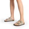 Private Lable Double Buckle Slide Footwear