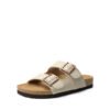 Private Lable Double Buckle Slide Footwear
