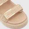 Adjustable Buckle Slingback Platform Sandals